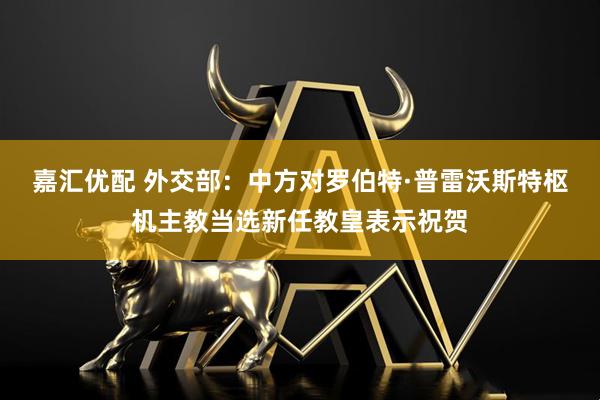 嘉汇优配 外交部：中方对罗伯特·普雷沃斯特枢机主教当选新任教皇表示祝贺