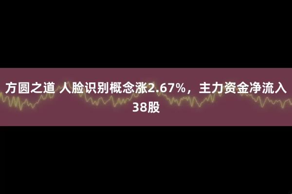 方圆之道 人脸识别概念涨2.67%，主力资金净流入38股